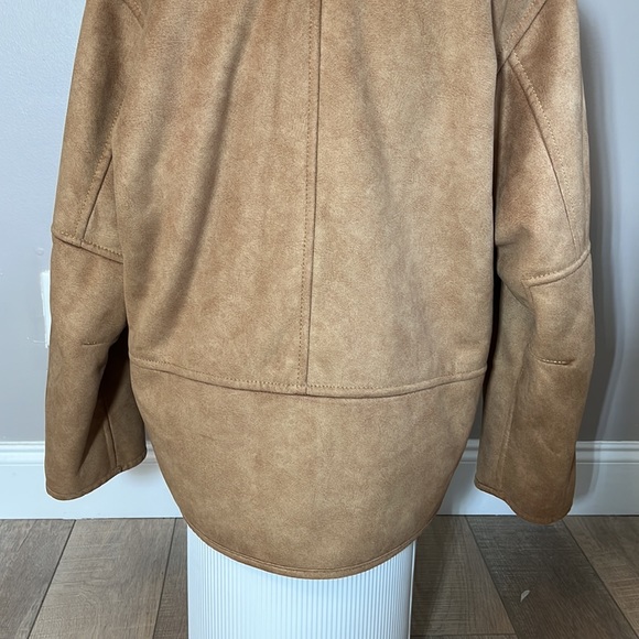 Haupt Outerwear made in Germany camel and shearling zip up inner outer pocket - Picture 6 of 15